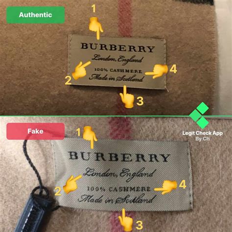 burberry women fake|how to authenticate Burberry.